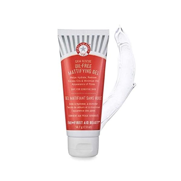 First Aid Beauty Skin Rescue Oil-Free Mattifying Gel, 2 Ounces
