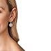 Michael Kors Stainless Steel and Pavé Crystal MK Logo Dangle Earrings for Women, Color: Gold (Model: MKJ4794710)