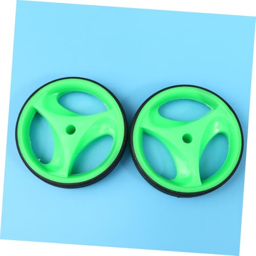 Zerodeko Juego de Ruedas de Entrenamiento para Bicicleta con Soporte, Ruedas Auxiliares Verdes de Estabilidad para Bicicletas de 12-20 Pulgadas, Estabilizadores Silenciosos para Niños miniatura 5