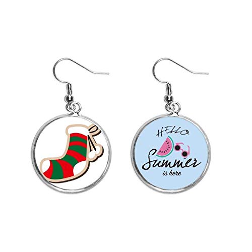 Pendientes de sandía para looks veraniegos de playa y terrazas