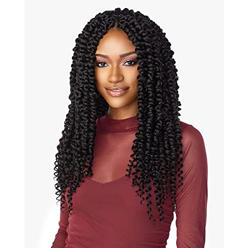 Nice One Pre-Twisted Passion Twist Hair 16 Inch, 112 Strands