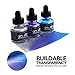 Daler Rowney FW Acrylic Artists Ink Set, 1 oz. Bottles, Pearlescent Colors