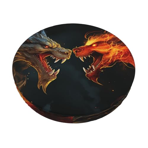 Chic Cool Two Fighting Roaring Dragon �o�[�X�c�[���J�o�[ �h�� ���E���h�V�[�g �N�b�V�����J�o�[ ���e�� ����~�� �o�[�X�c�[�� �X���b�v�J�o�[ ����\ �X�c�[���V�[�g�J�o�[ �\�t�g�x���x�b�g �o�[�`�F�A�J�o�[ 12