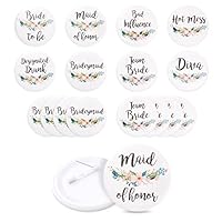 Algopix Similar Product 4 - 16 Pack  Bridal Party Pins  Wedding