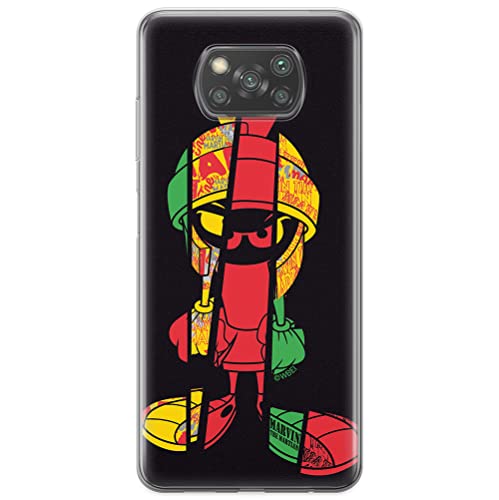 ERT GROUP mobile phone case for Xiaomi POCOPHONE X3 original and officially Licensed Looney Tunes pattern Marwin 003 optimally adapted to the shape of the mobile phone