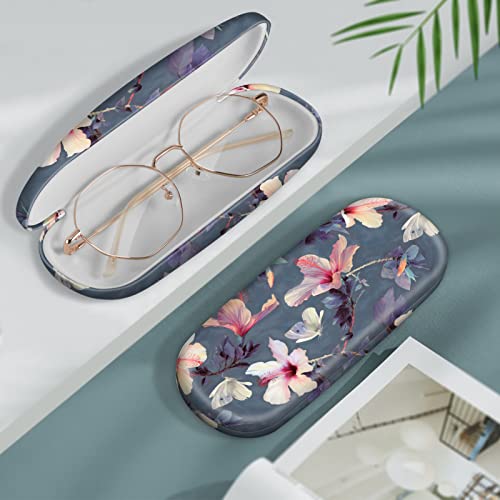 Image of FINTIE Hard Shell Eyeglasses Case, Portable Protective Glasses Cover Eyeglass Holder Box with Cleaning Cloth for Men Women