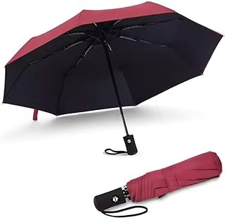 RUJVE UV protection Umbrella Automatic open close for rain and sun protection 3 fold umbrella for men women kids boys girl... Price In India