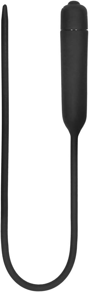 Ouch UrethralSound ExtraLongVibrPlug Blk OU440BLK