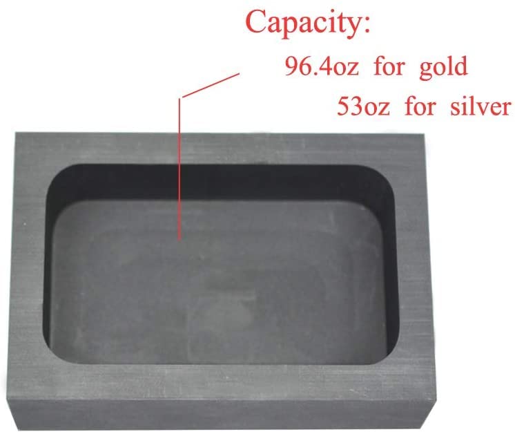 Lingotto Argento Stampo Fusione Metalli Per Colata Di Grafite - Foto 4
