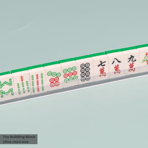Juego de Mahjong Mini 144 Piezas Bloques de Construcción miniatura 3