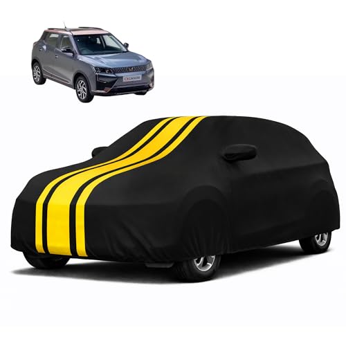 Image of Autofy Car Cover Waterproof CARIZMA for XUV400 EV [Year 2023 Onwards] - XUV400 EV Car Cover Dust & UV Protection XUV400 EV Car Body Cover with Mirror Pocket Soft Cotton Lining