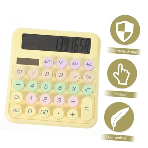 Calculadora mecánica pequeña DOITOOL portátil y resistente para oficina 3