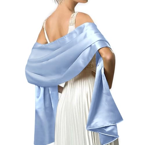 Shawls and Wraps for Evening Dresses Satin Shawl Wraps for Women 90in -  Product Details