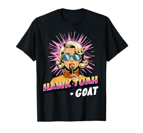 HAWK TUAH Cabra Divertido Humor Adulto Viral Meme Camiseta