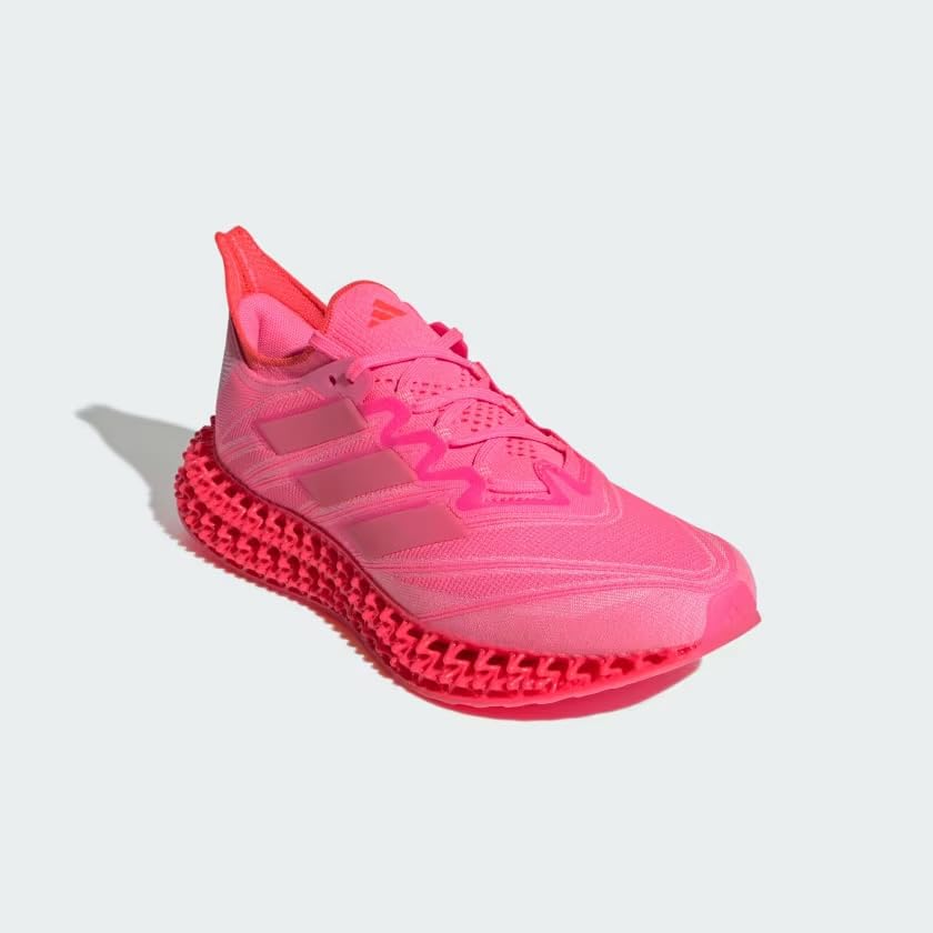 adidas Women's 4DFWD 4 Running Shoes, Lucid Pink/Bliss Pink/Semi Lucid Red, US 8 W3