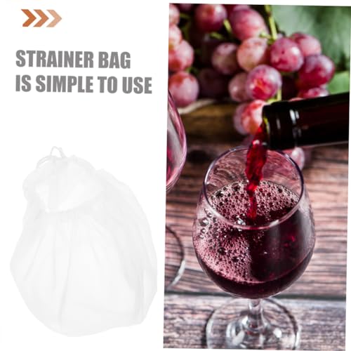 Bolsas colador para cocina de 2 piezas nylon blanco miniatura 6