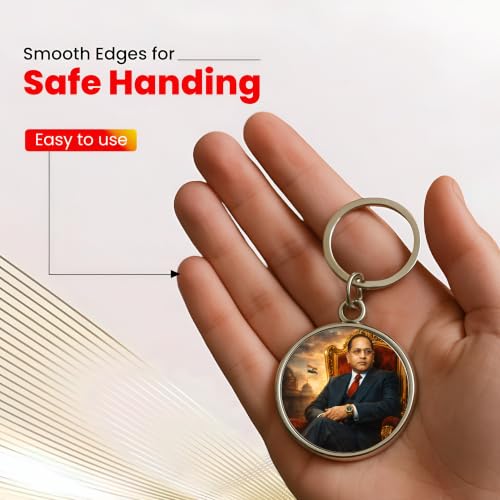 Image of MG | Protective Evil Eye /Spiritual Symbols /Om /Motivational Keychains | Double-Sided Metal Key Ring | Good Luck and devine Charm for Car, Bike, Home & Office