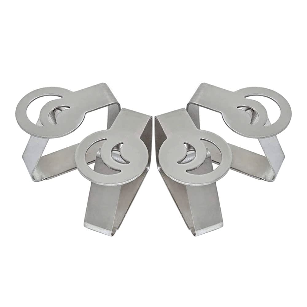 Produktbild von Tischdeckenhalter Clip 12 Stück Outdoor Garten Camping 12 Stück Tischtuchklammern Edelstahl - Tischdeckenhalter Für Outdoor & Restaurant Klammern Metall