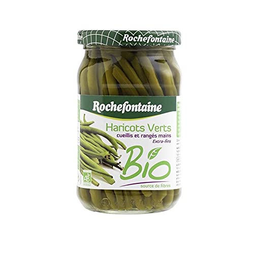 ROCHEFONTAINE - Haricots Verts Extra Fins Bio 180G - Lot De 4