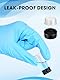 COTOM 5ml Fläschchen Transparente Probenahme Glasflaschen mit Schraubverschluss Lecksichere Probe Glasflasche（10pcs）