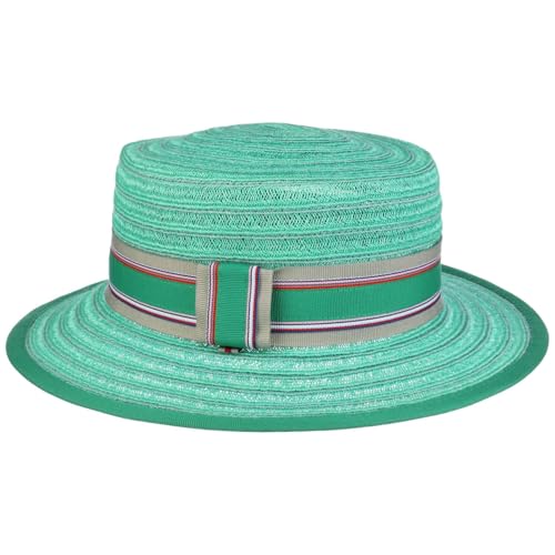 Chapeau canotier en chanvre de haute qualité fabriqué en Europe pour femme distinguée