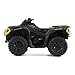 Diecast Masters BRP Bombardier Models 1:32 Scale Diecast Replica Can-Am Outlander XT-P 1000R, Iron Gray, Black & Neo Yellow | Item 60006