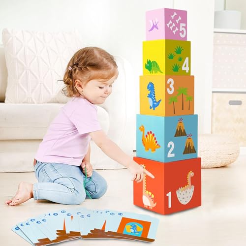 Puzzle briques de construction et boîte de tri de couleurs - 2