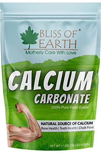 Image of Bliss of Earth Calcium Carbonate Powder 453gm