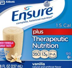 Ensure Plus Homemade Vanilla 8 oz Cartons, 24/Case