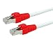 Produktbild ROLINE EASY Patchkabel CAT.6a | SFTP Kabel mit PiMF Schirmung | Weiß 1m