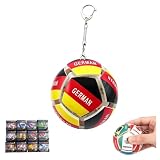 IMEGILO 2026 World Cup Fan Souvenirs Squeezable Soccer Ball Keychain Fan gifts for Argentina, Brazil, France, Portugal, Spain, USA, Mexico, Canada, England, Germany, Belgium, Netherlands (Germany)