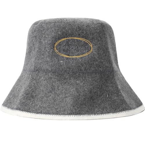 100% Wool Sauna Hat, Traditional Russian Sauna Hat Accessories for Men and Women, Infrared Steam Sauna Accessories Cap