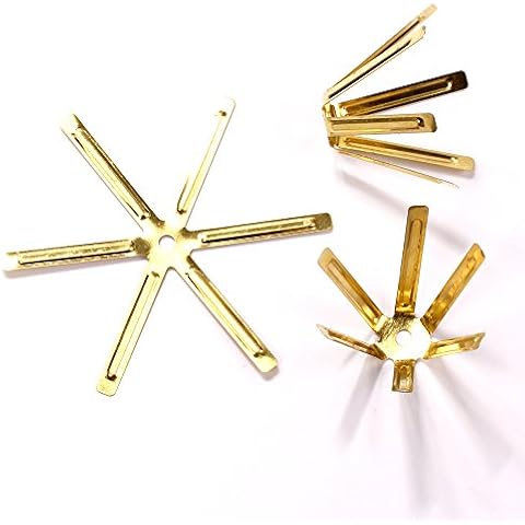 HNMFIT 20pcs Universal Brass Golf Shaft Adapter Shims .335'' to .350'' .355'' to .370'' 6Legs Cover