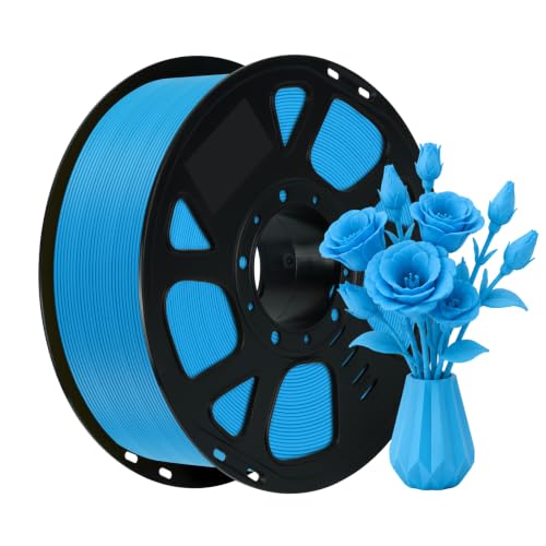 Image of Kingroon PLA Filament 1.75mm 3D Printer Filament Cyan Pla Filament 1kg Filament Dimensional Accuracy + /- 0.02mm, Fit Most FDM Printer,Cyan