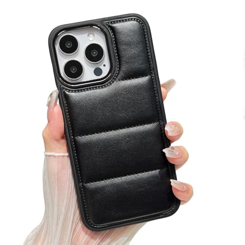 Coque silicone iPhone 12 Pro style doudoune pour l'hiver