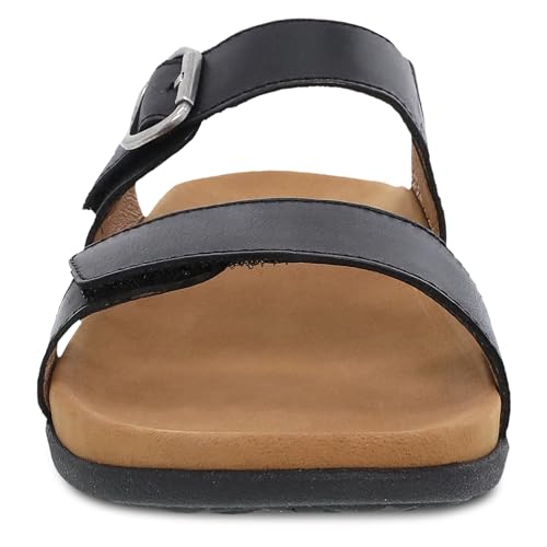 Dansko Justine Adjustable Sandal for Women - Leather Linings and Uppers for All-Day Comfort - Dual-Density EVA Footbed and Lightweight Rubber Outsole for Long-Lasting Wear4