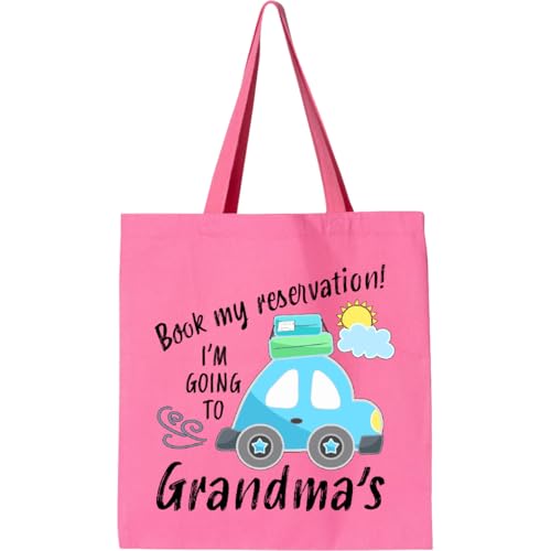 Bolso tote inktastic 'Book My Reservation: I'm Going To Grandma's' miniatura 1