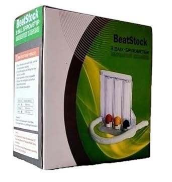 BeatStock 3 Ball Breathing Respiratory Exerciser (Multi).