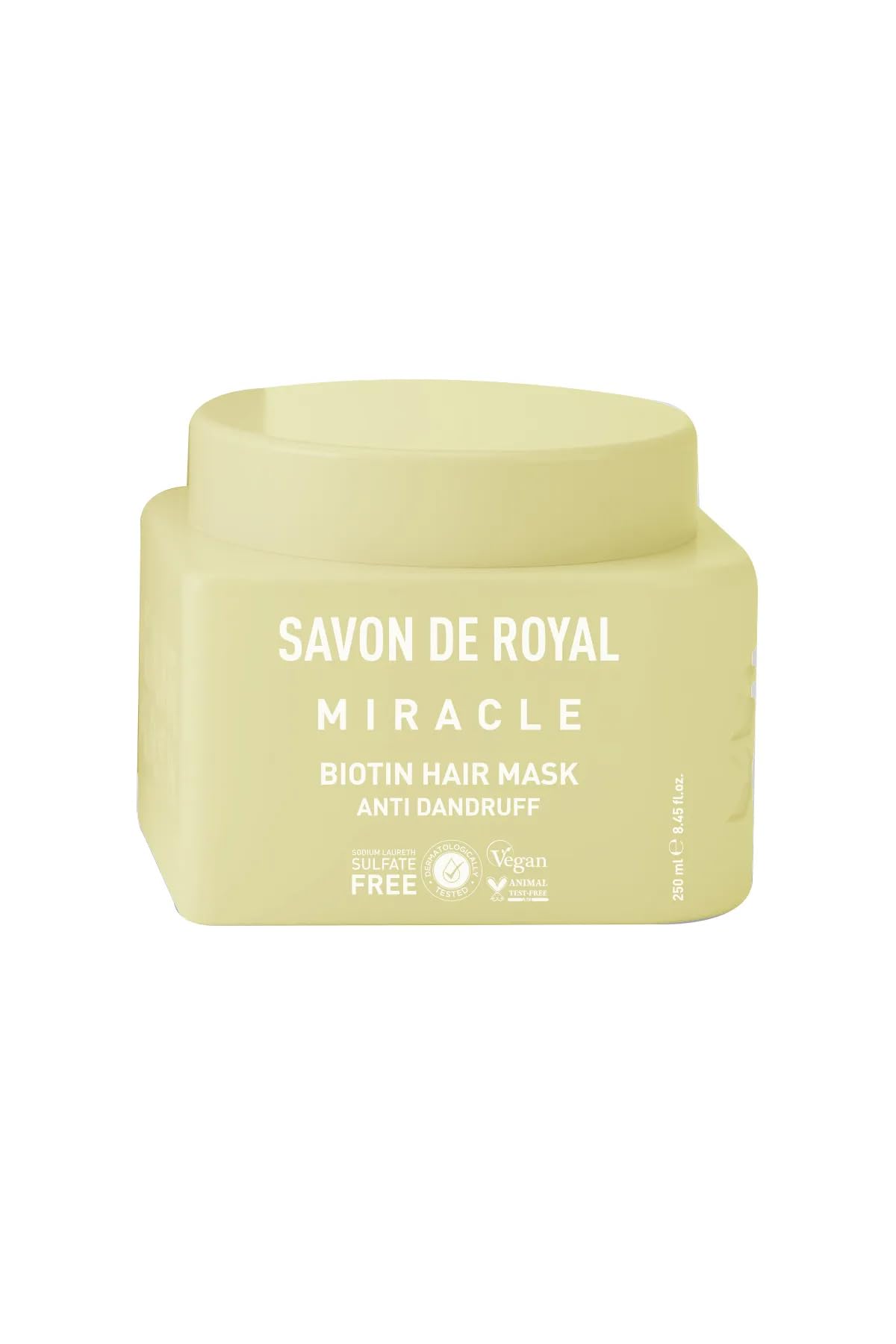 Savon De Royal Miracle Saç Bakım Maskesi 250 ml | Aşırı Işlem Görmüş Saçlar | Onarım Uzmanı | Biotin