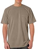 Comfort Colors Chouinard 6030 Adult Heavyweight Pocket Tee Khaki PgmDye Large