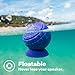Speaqua – Bluetooth Speaker-Waterproof, Durable w/Built-in Storage (2,000 Songs) - Dual Wireless Speaker Pairing – Portable Bluetooth Speaker - Barnacle Pro 2.0 - Manta Ray Black