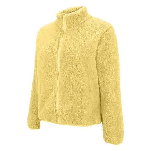 COTECRAM Womens Fuzzy Fleece Jacket 2024 Fall Winter Casual Long Sleeve Full Zip Sherpa Soft Warm Sweatshirt Coats Outwear2