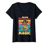 Photo Gallery donna mermaid african american black mermaid magic maglietta con collo a v Photo Gallery donna mermaid african american black mermaid magic maglietta con collo a v