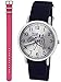 Produktbild Pacific Time Mädchen Uhr Analog Quarz mit 2 Textilarmband 10315 blau rosa