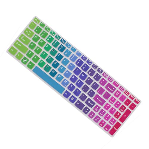 Protector de Teclado de Silicona Multicolor para Laptop miniatura 4