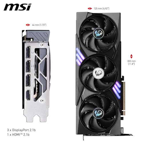 Image of MSI GeForce RTX 5060 Ti 16G Gaming Trio OC Graphic Card - NVIDIA GeForce RTX 5060 Ti GPU, 16GB GDDR7 128-bit Memory, 28 Gbps, PCI Express Gen 5 x16 Interface, Upto 2647 MHz, STORMFORCE Fan