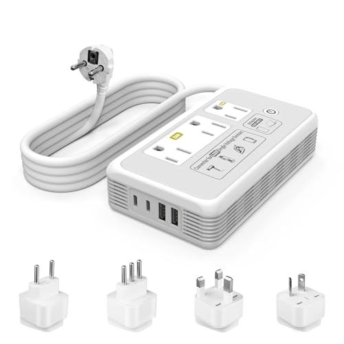 220V to 110V Voltage Converter, 2000W Adapter US to...