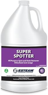 Esteam Super Spotter, All Purpose Spot & Stain Remover, Effective on Difficult Stains such as a variety of Food, Blood, Cosmetics, Grease, Oil, Tar, Mud, Copy Toner, Shoe Polish and More! 1 Gallon