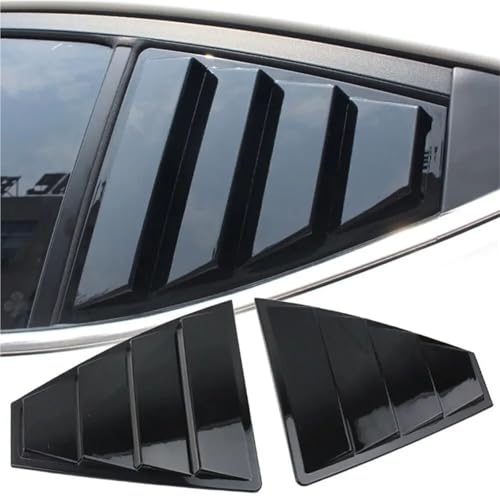Aileron de vitre Elantra 2017 grilles d'aération arrière carbone - 3