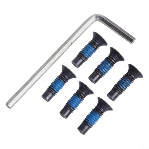 Electric Scooter Screw Set with Wrench - Mounting Screw Kit for ES1 E ES4, Replacement Bolts for Handlebar Mast, Stainless Steel Fixing Kit, Black(4PCS)